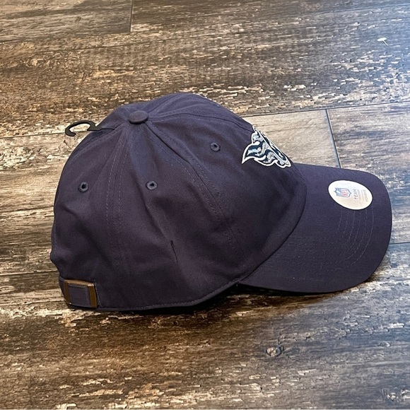Tennessee‎ Titans Hat NFL Team Navy Silver Sequins Logo Adjustable Football NEW - Picture 7 of 13